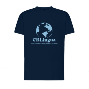Camiseta azul marino CBlingue