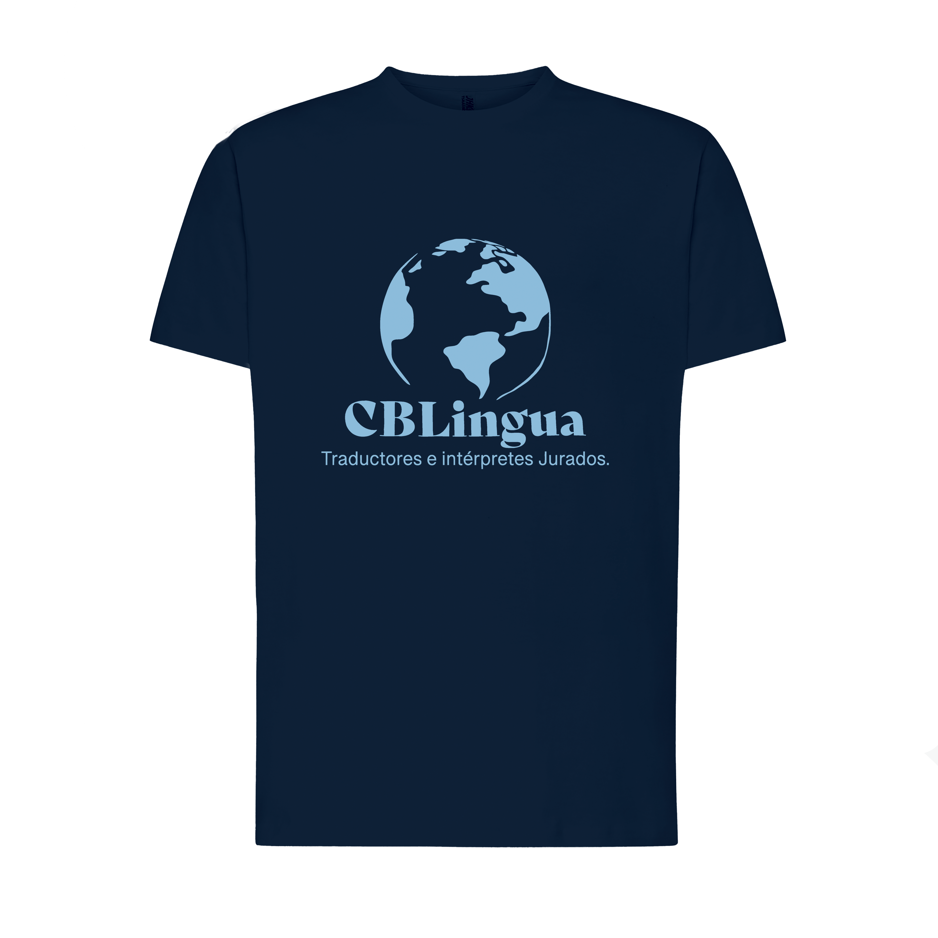 Camiseta azul marino CBlingue