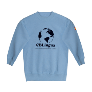 Sudadera niño CBLingua - Large, Blue